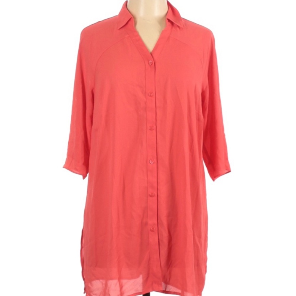 Alfani Coral Essential Blouse